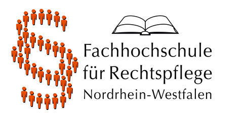 Hier wird das Logo der Fachhochschule für Rechtspflege Nordrhein-Westfalen gezeigt.