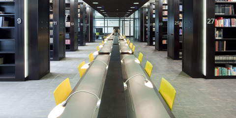 Bild einer Bibliothek