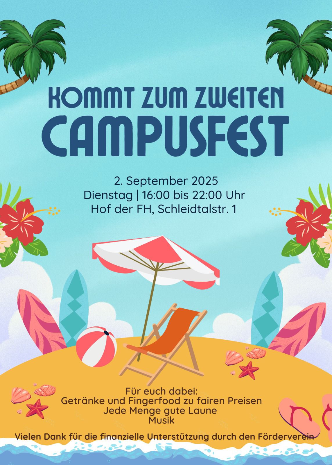 Campusfest-Plakat