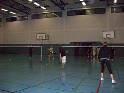 Das Badmintonturnier