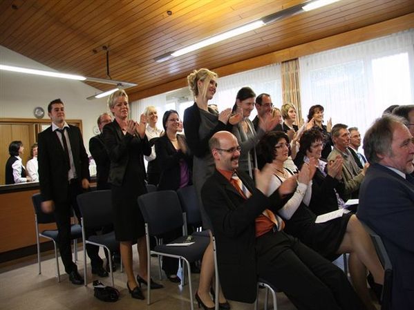 Feier im Ausbildungszentrum der Justiz