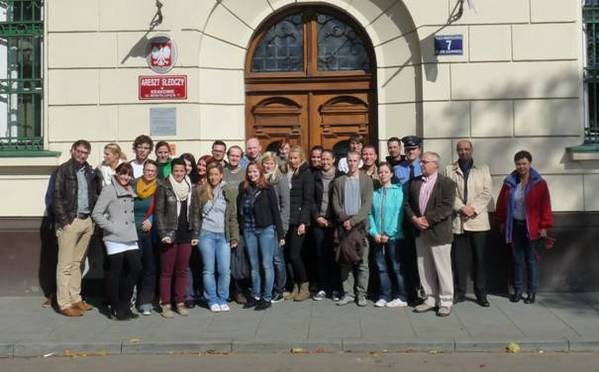 Gruppenfoto in Krakau