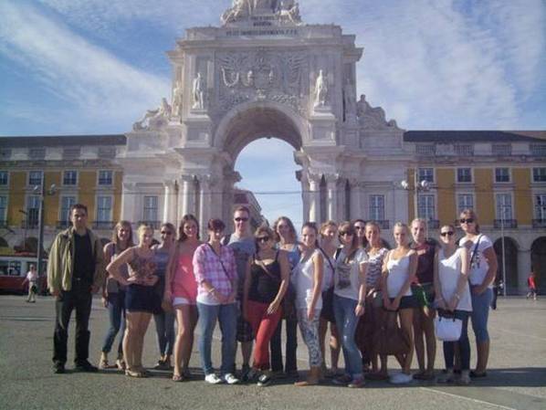 Gruppenfoto in Lissabon