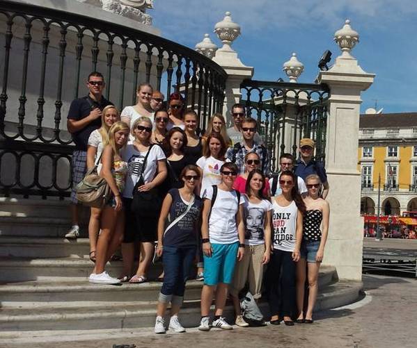 Gruppenfoto in Lissabon