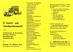 Flyer Handwerkermarkt Flyer Handwerkermarkt